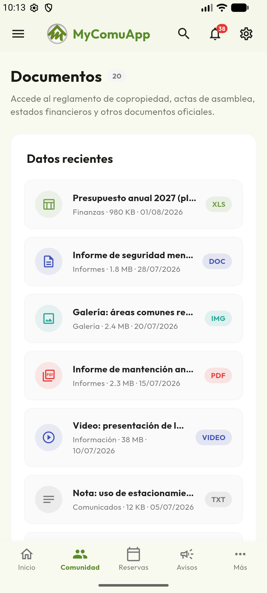 Ficha detalle de Noticia publicada.