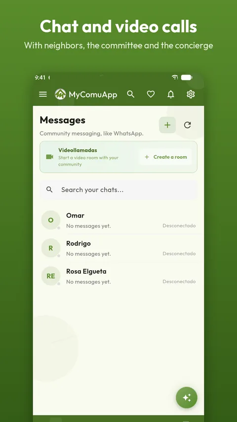 Messages and video calls