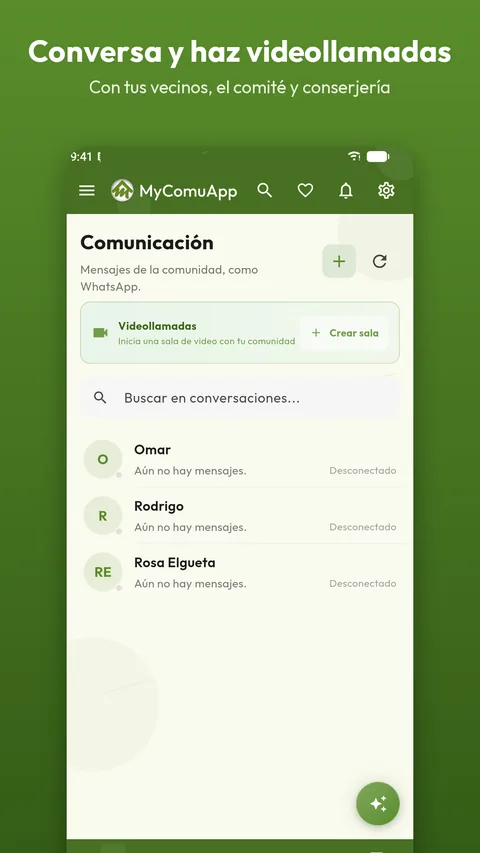 Mensajes y videollamadas