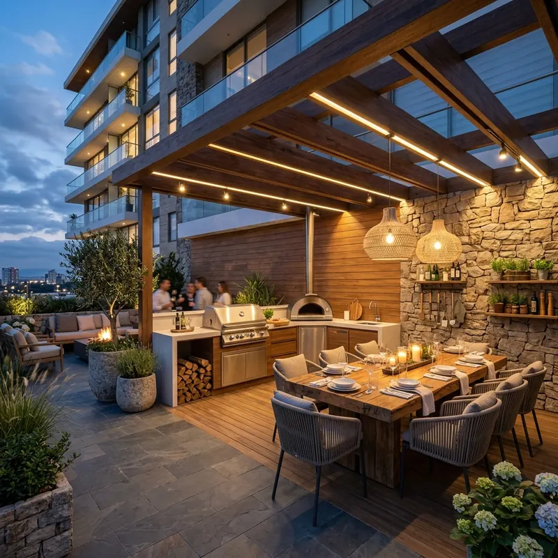 BBQ area