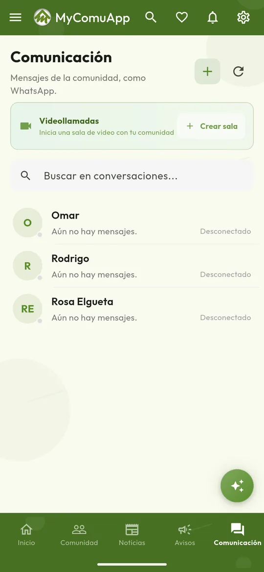 Mensajes y videollamadas